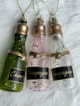 Shampanjapullo 12,3cm, lasikoriste