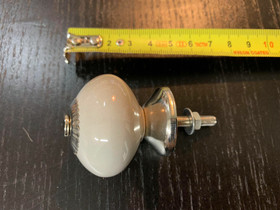 Keraaminen vedin, beige, pyöreä