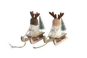 Vito tonttu kelkassa, 15,5cm