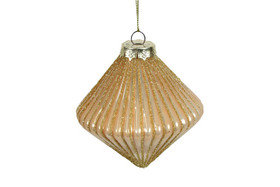 Lasikoriste Jespa amber-keltainen/kulta 8cm