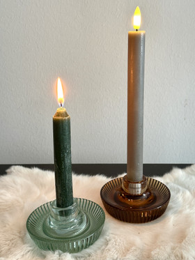 Kynttilänjalka Julina, lasia 10cm