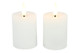 Valkoinen (2kpl) Ø5 x 9cm LED-lyhtykynttilä (ajastin)