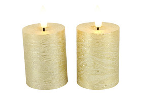 LED-lyhtykynttilä (2kpl) 9cm (ajastin)