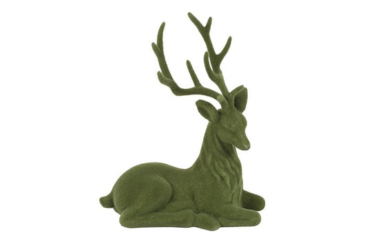 Istuva peura Mea, vihreä 20 x 24cm