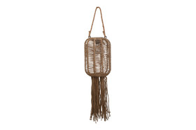 Aurinkokenno Onora ovaali, natural juuttia (IP44) 26cm