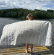 COSY 260g, oliivinvihreä, 100x180cm , Hamam pyyhe (ripustuslenkki)