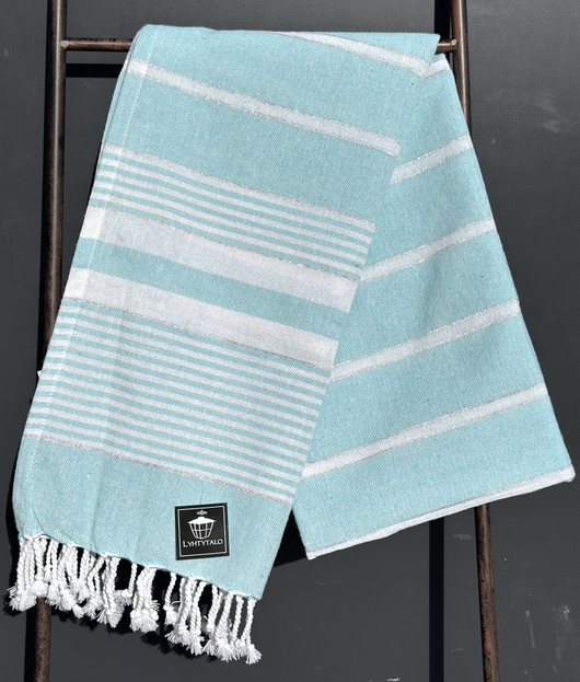 GLOW 300g ECO, turkoosi 90x170cm , Hamam pyyhe