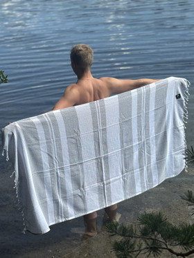 BASK 300g ECO, harmaa 90x170cm , Hamam pyyhe