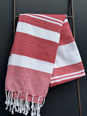 BASK 300g ECO, punainen 90x170cm , Hamam pyyhe