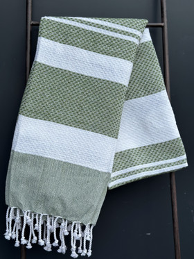 BASK 300g ECO, vihreä 90x170cm , Hamam pyyhe