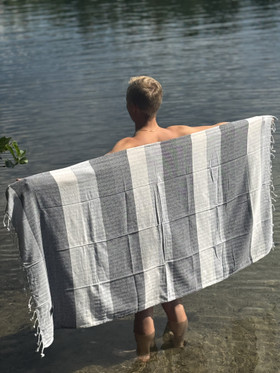 BLISS 300g ECO, harmaa, 90x170cm , Hamam pyyhe