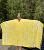 COSY 260g, keltainen, 100x180cm , Hamam pyyhe (ripustuslenkki)