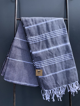 COSY 260g, musta, 100x180cm, Hamam pyyhe (ripustuslenkki)