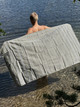 COSY 260g, oliivinvihreä, 100x180cm , Hamam pyyhe (ripustuslenkki)