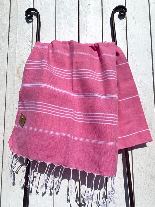 COSY 260g, pinkki, 100x180cm , Hamam pyyhe (ripustuslenkki)