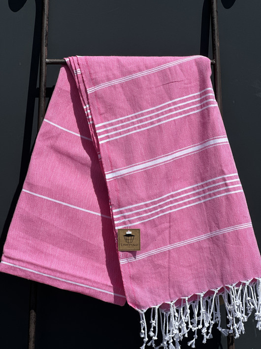 COSY 260g, pinkki, 100x180cm , Hamam pyyhe (ripustuslenkki)