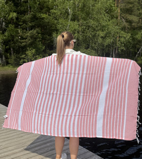 COTTAGE 300g ECO, koralli, 90x170cm , Hamam pyyhe