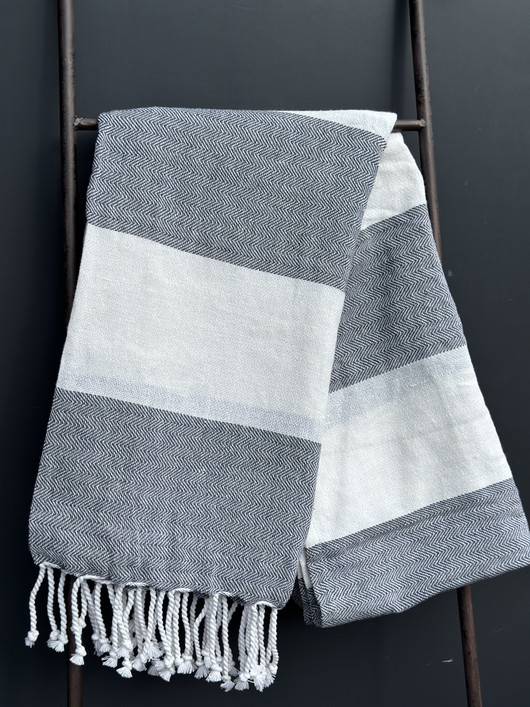 FLOW 300g ECO, harmaa 90x170cm , Hamam pyyhe