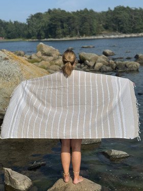 GLOW 300g ECO, beige 90x170cm , Hamam pyyhe