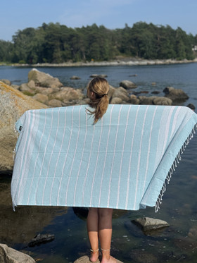 GLOW 300g ECO, turkoosi 90x170cm , Hamam pyyhe