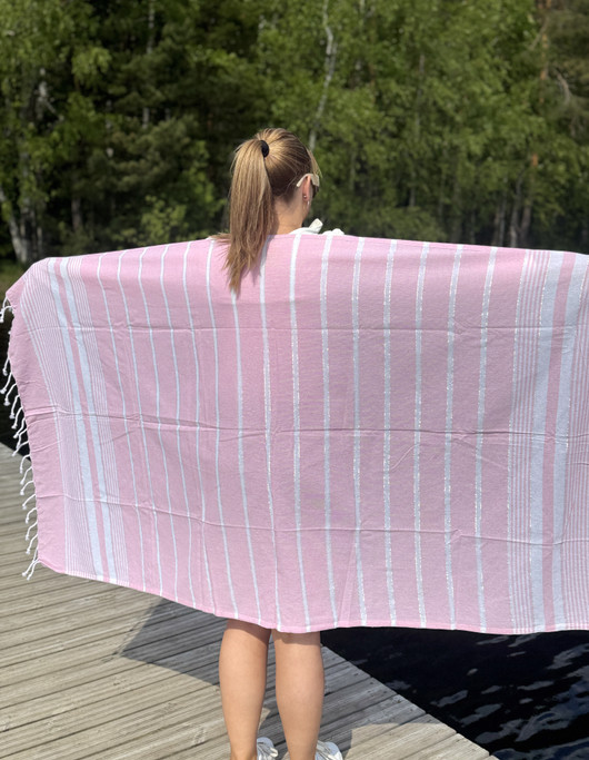 GLOW 300g ECO, vaaleanpunainen 90x170cm , Hamam pyyhe