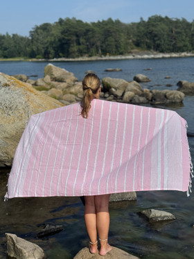 GLOW 300g ECO, vaaleanpunainen 90x170cm , Hamam pyyhe