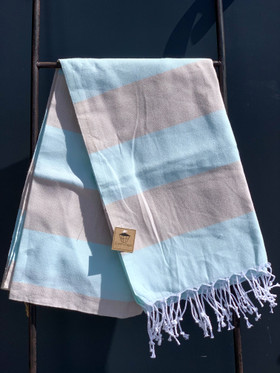 JOY 260g, beige/minttu, 100x180cm , Hamam pyyhe 