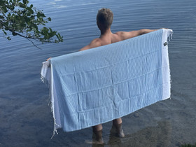 OASIS 300g ECO, turkoosi, 90x170cm, Hamam pyyhe