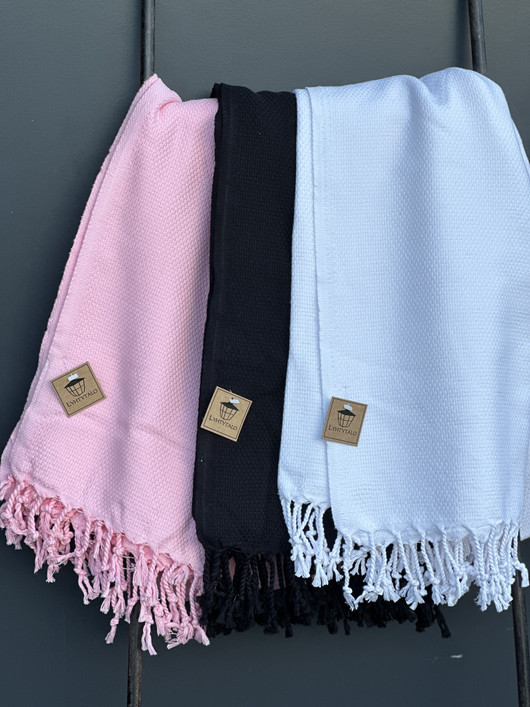 PAUSE 430g, musta, 100x180cm , Hamam pyyhe (ripustuslenkki)