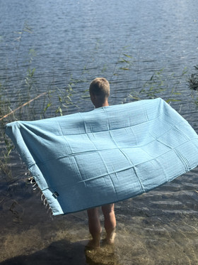PURE 300g ECO, turkoosi 90x170cm , Hamam pyyhe