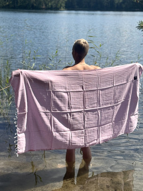 PURE 300g ECO, vaaleanpunainen 90x170cm , Hamam pyyhe
