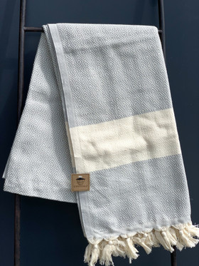 RELAX 430g, vaaleanharmaa, 100x180cm , Hamam pyyhe