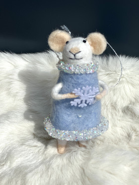 Hiiri lumihiutale villa koriste 15cm