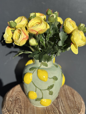 Sitruuna vaasi Sisi, vihreä 19,9cm