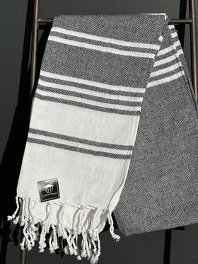 AURA 300g ECO, musta 90x170cm , Hamam pyyhe