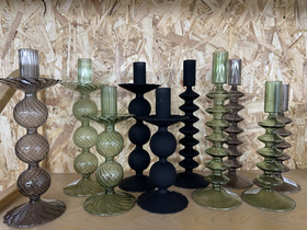 Kynttilänjalka Raffaela, lasia