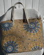 Rantakassi Boho beige 52 x 33cm