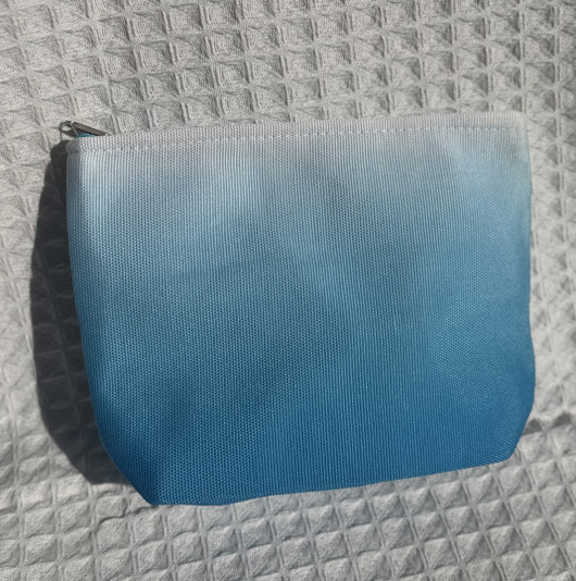 Toilettipussi Sunset sininen liukuvärjätty 22 x 16cm
