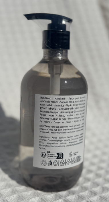 Käsisaippua Charcoal musk 500ml