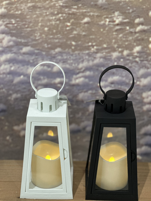 Tiem LED-lyhty, valkoinen 20,5 cm (ajastin)