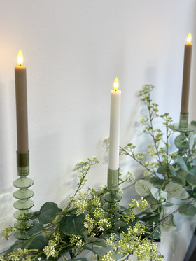 Kynttilänjalka Severina, lasia