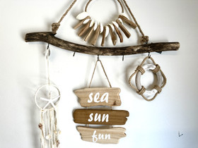  Unisieppari meritähti, valkoinen 40cm