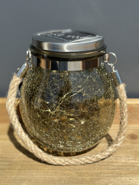 Aurinkokennolyhty, särölasi 14 x 12cm