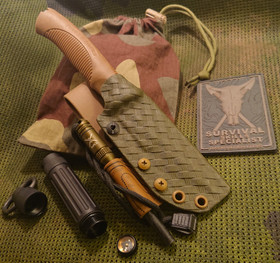 Rokka Knives Korpisoturi + Tuppi Bushcraft Edt. 