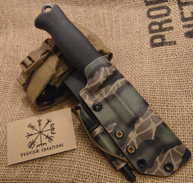 Varusteleka Jääkäripuukko 110 Tuppi Riptile Camo 