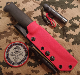 Varusteleka Jääkäripuukko 140 Tuppi E.M.T. Red 