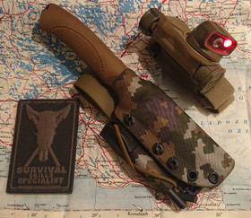 Rokka Knives Korpisoturi Taktinen Tuppi M05 Pakkaskuvio 