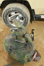 Varusteleka Jääkäripuukko 140 Tuppi M05 Camo 