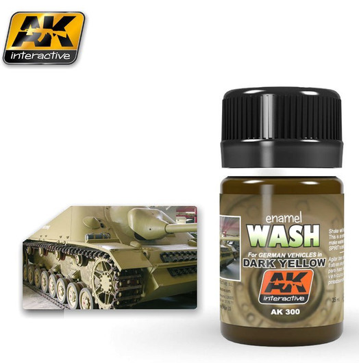 Enamel Wash Dark Yellow 35ml