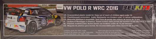 VW Polo R WRC 2016 (Winner Rallye Monte-Carlo) 1:24 (pidemmällä toimitusajalla)
